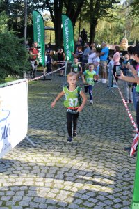 Najmłodsze uczestniczki biegu